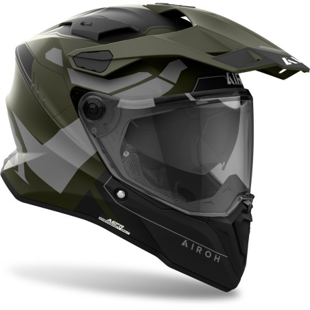 AIROH COMMANDER 2 OFFENBAREN MILITÄRISCHEN GRÜNEN HELM