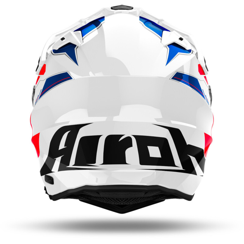 AIROH COMMANDER 2 REVEAL BLUE RED HELMET