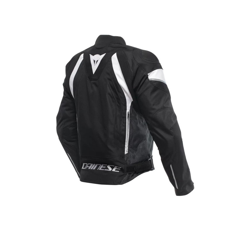 DAINESE AVRO 5 TEX CHAQUETA BLANCO NEGRO