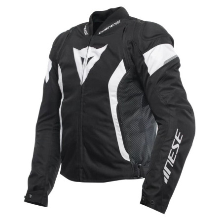 DAINESE AVRO 5 TEX CHAQUETA BLANCO NEGRO