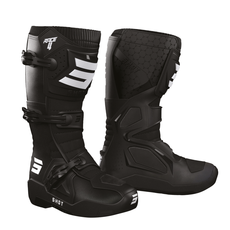 SCHUSS RENNEN 4 SCHWARZE STIEFEL