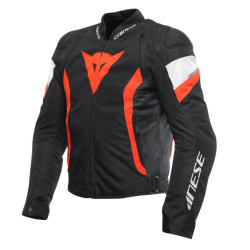 DAINESE AVRO 5 JACKE SCHWARZ ROT FLUO WEISS