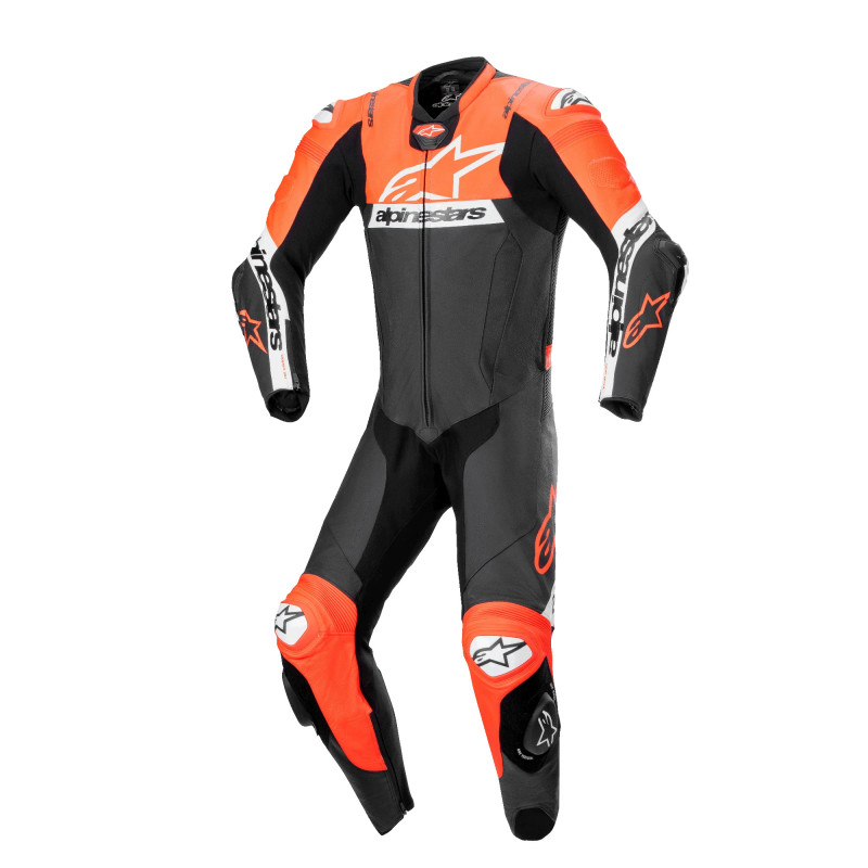 TRAJE ALPINESTARS MISSILE V2 WARD NEGRO ROJO BLANCO
