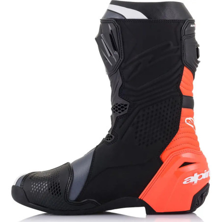 BOTTES ALPINESTARS SUPERTECH R NOIR ROUGE BLANC