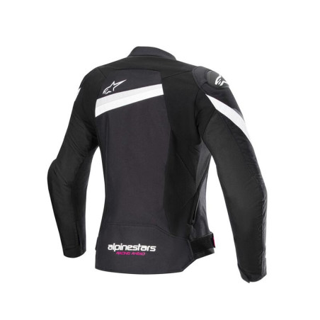 CHAQUETA SEÑORA ALPINESTARS T-GP PLUS R V4 NEGRO BLANCO