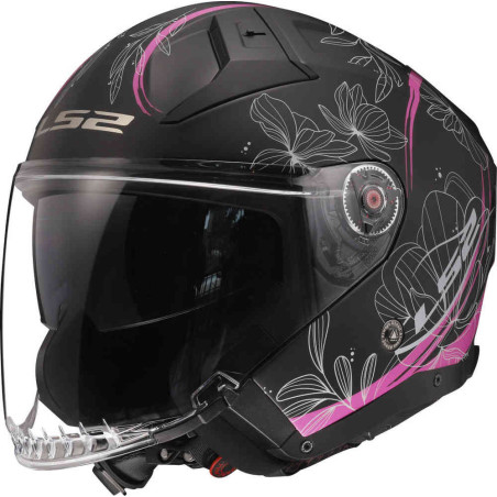 CASQUE LS2 OF603 INFINITY 2 LOTUS MATT PINK