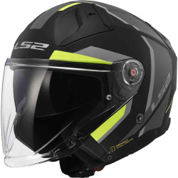 CASCO LS2 OF603 INFINITY 2 FOCUS NEGRO MATE HV AMARILLO