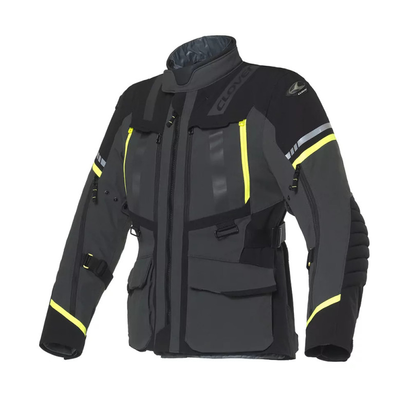 KLEE SAVANA-4 WP JACKE GELB GRAU