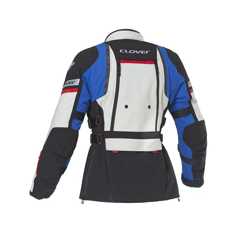 CHAQUETA CLOVER GTS-5 WP AZUL GRIS SEÑORA