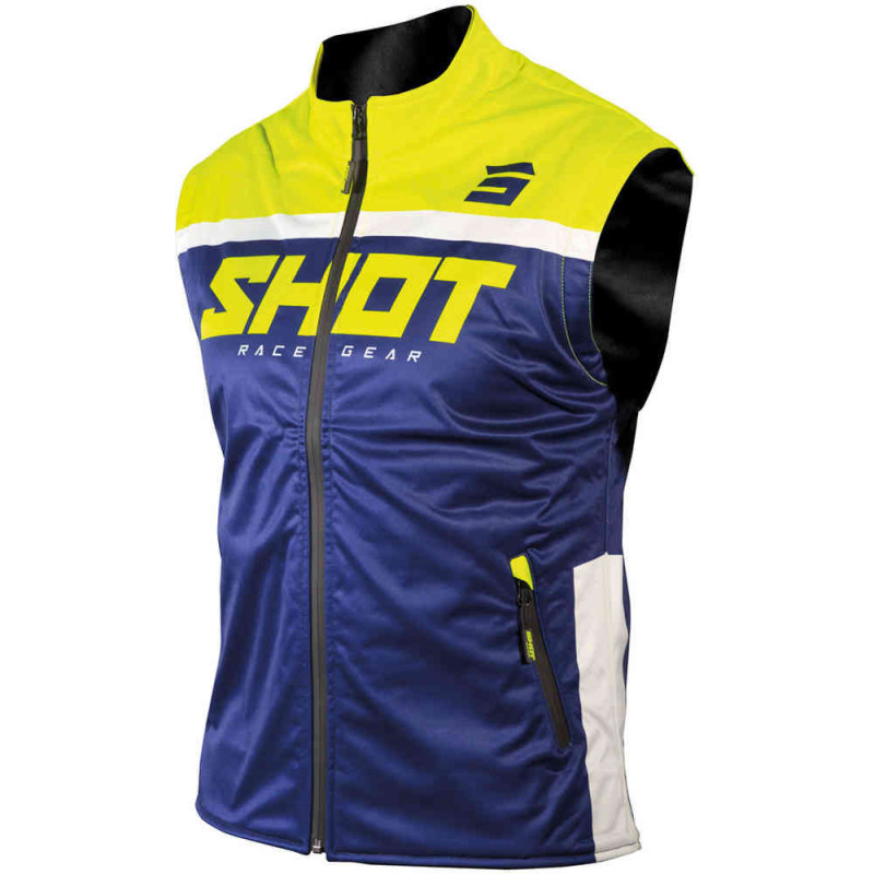 BODYWARMER SHOT LITE NAVY NEON YELLOW