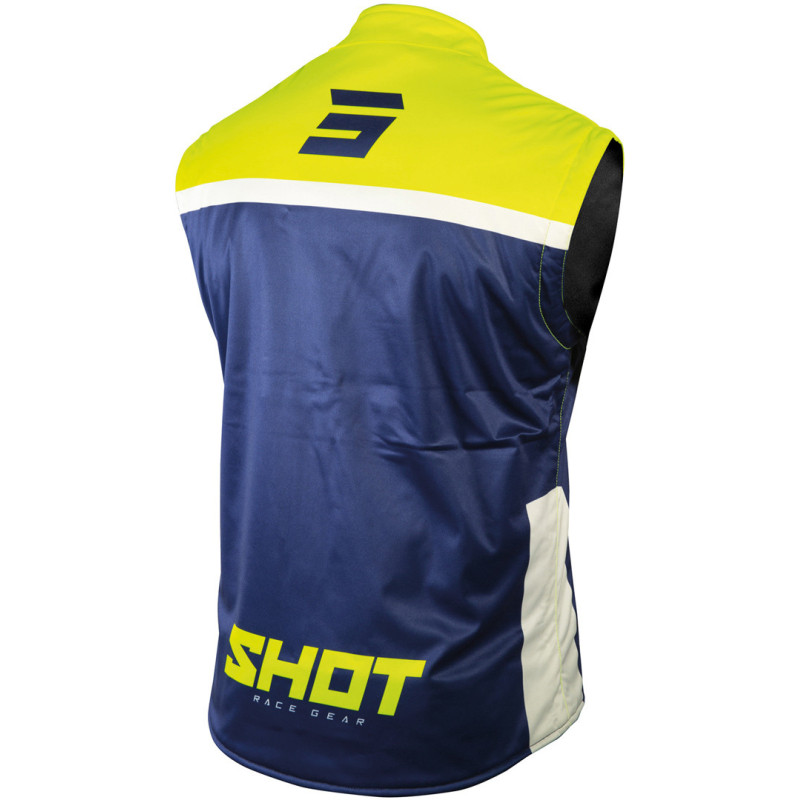 BODYWARMER SHOT LITE NAVY NEON YELLOW
