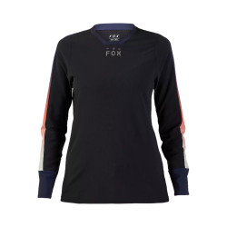 MAILLOT MTB FEMME FOX DEFEND THERMAL LUNAR BLACK