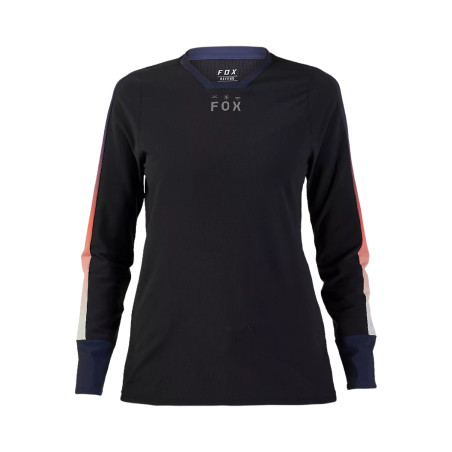 FOX DEFEND THERMAL LUNAR BLACK WOMEN'S MTB JERSEY
