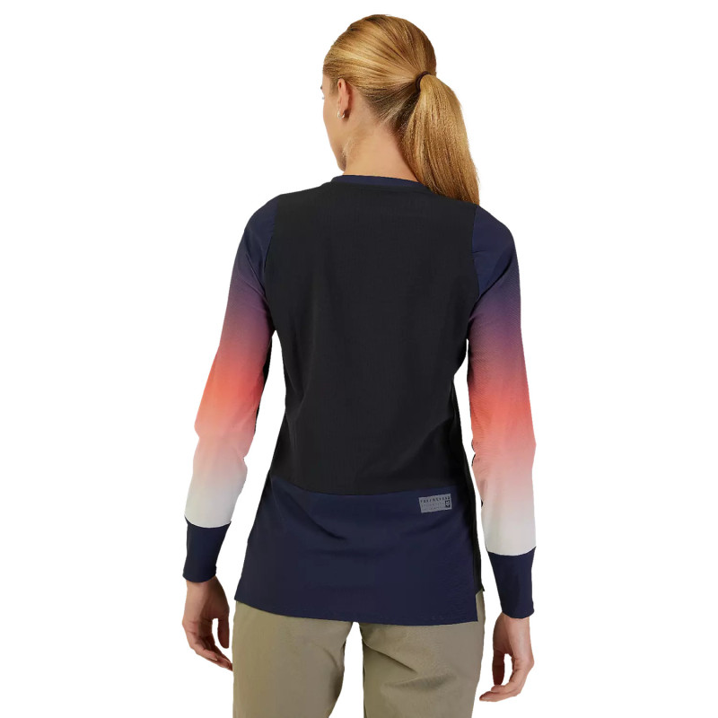 MAILLOT MTB FEMME FOX DEFEND THERMAL LUNAR BLACK
