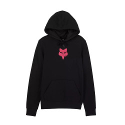 SUDADERA ZORRO MUJER FOXHEAD PO NEGRO ROSA