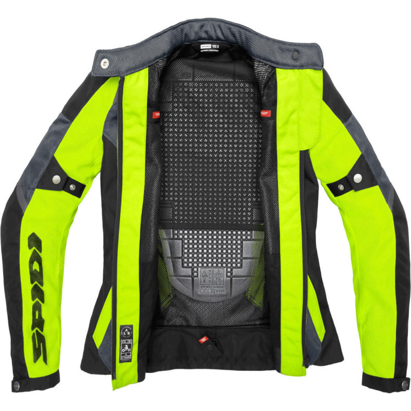 SPIDI TEK NET GELB FLUO DAMENJACKE
