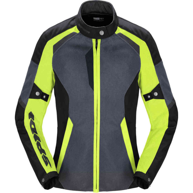 CHAQUETA SPIDI TEK NET AMARILLO FLUO PARA MUJER