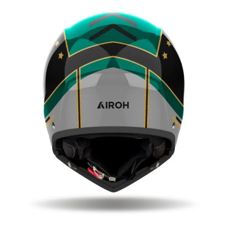 Casque Airoh J110 Command vert menthe brillant