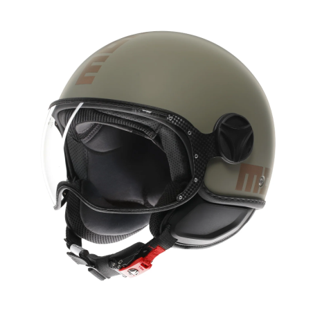 Momo FGTR Classic matt green bronze helmet