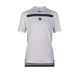 Maillot VTT Fox Flexair Aviation ss race blanc