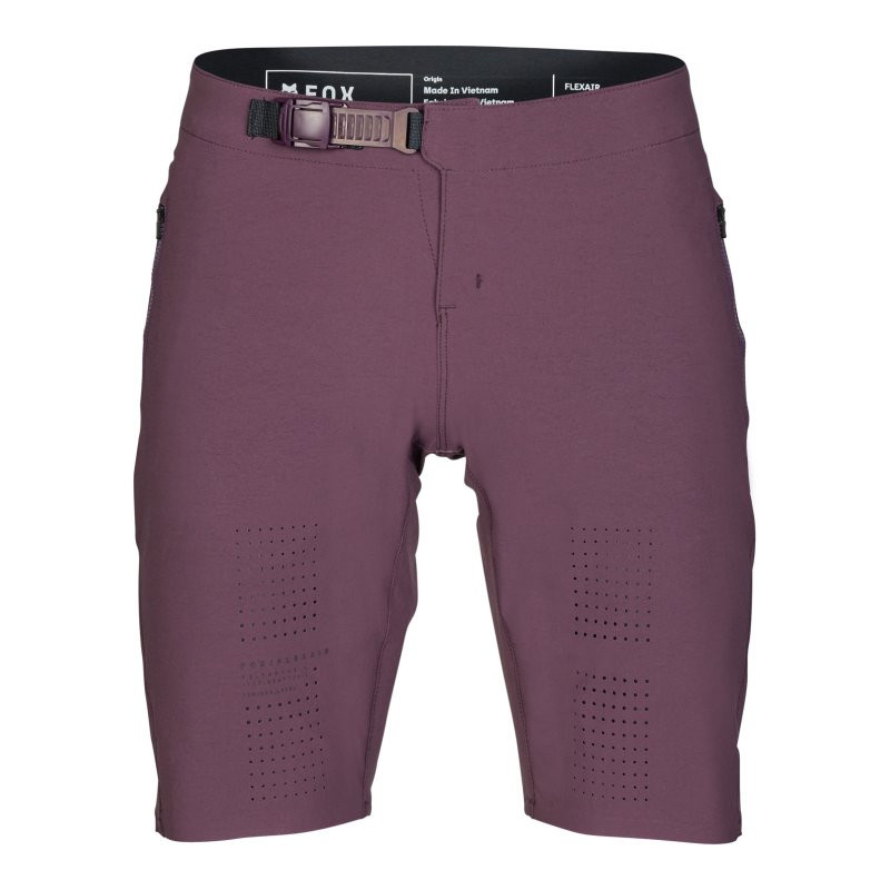 Pantalón corto MTB Fox Flexair morado oscuro para mujer