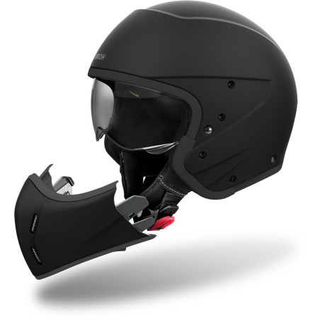 Casco Airoh jet J110 Color nero opaco