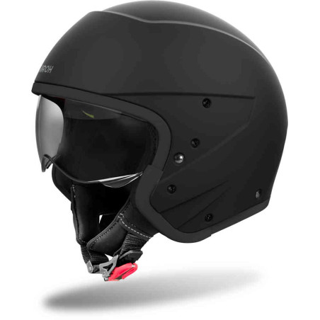 Casco Airoh jet J110 Color nero opaco