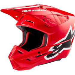 Casco Alpinestars S-M5 CORP 2024  bright rosso lucido