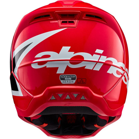 Casque Alpinestars S-M5 CORP 2024 rouge vif