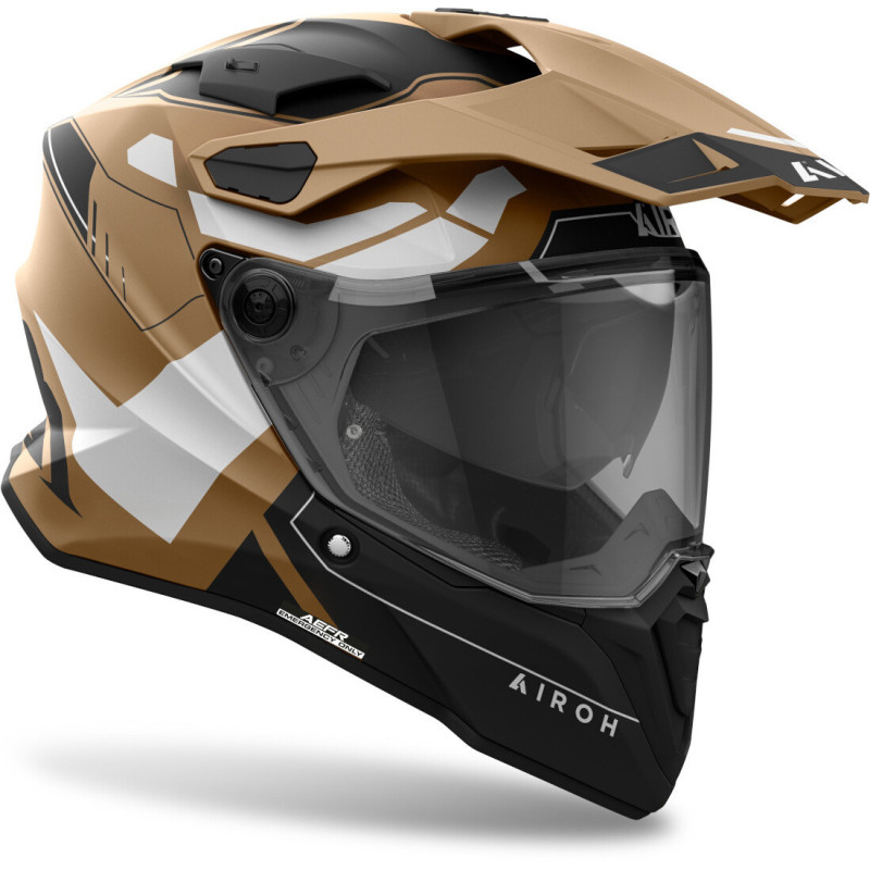 Casco Airoh Commander2 Reveal sabbia opaco