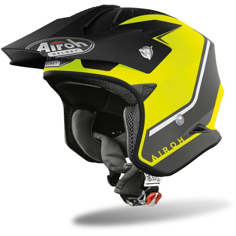 Casque Airoh TRR S KEEN jaune mat