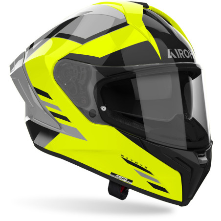 Casco Airoh Matryx Thron amarillo brillo