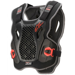 Protector pectoral Alpinestars Bionic Action negro rojo