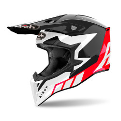 Casco Airoh Wraap Reloaded rojo brillo