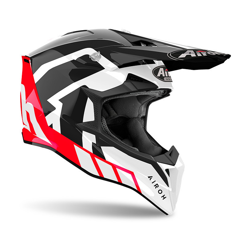 Casco Airoh Wraap Reloaded red gloss