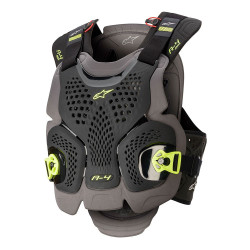 Pettorina Alpinestars A-4 Max Chest nero giallo