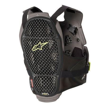 Alpinestars A-4 Max Brustgeschirr schwarz gelb