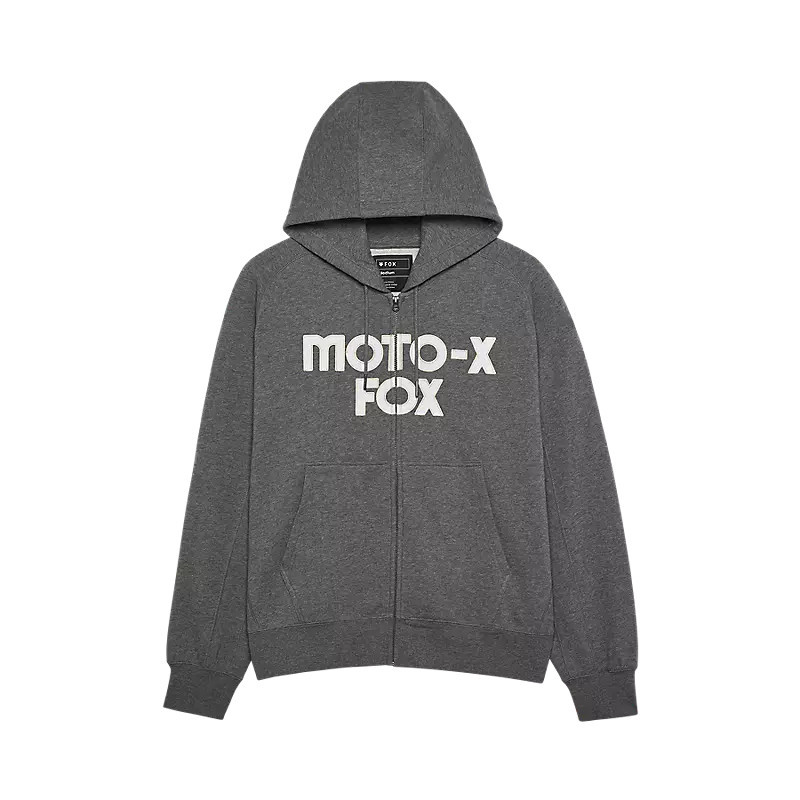 Fox MOTO X Sweatshirt mit Reißverschluss in Übergröße Eather Graphite