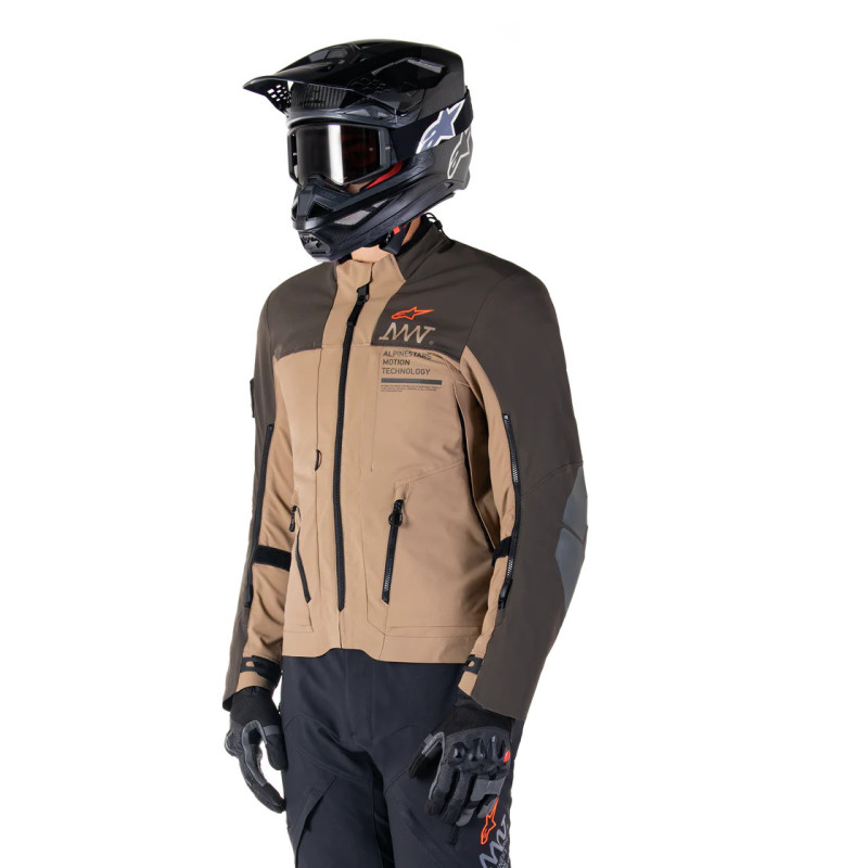 Alpinestars AMT-8 STR Dry Star XF jacket khaki brown