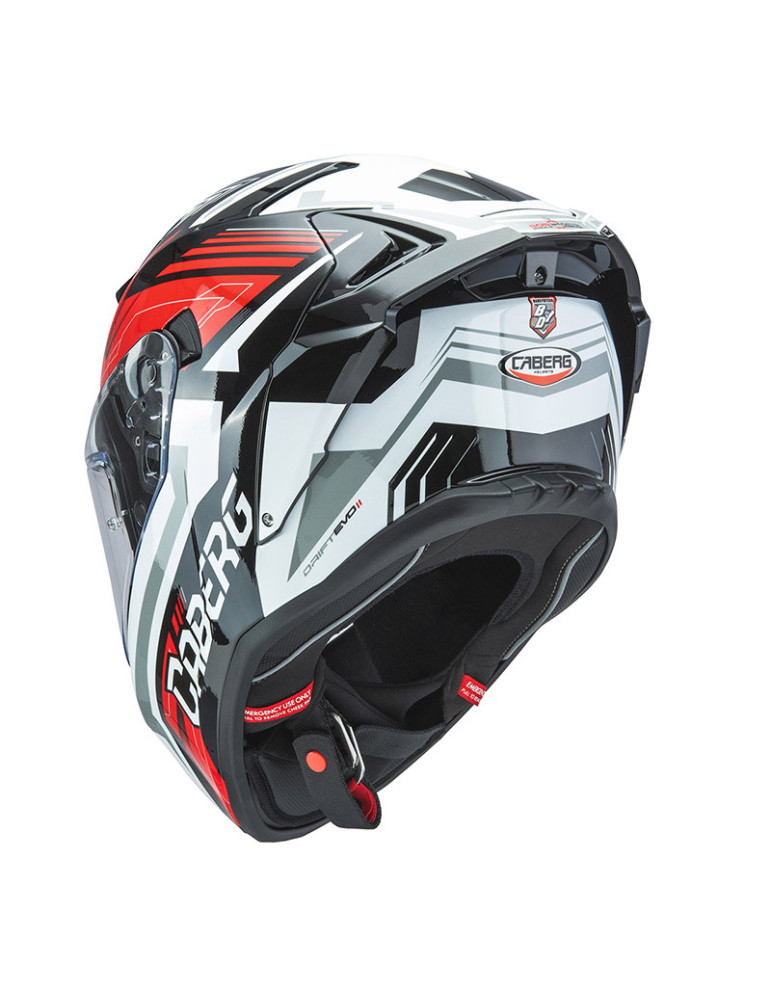 Casco Caberg Drift Evo 2 Jarama negro rojo blanco