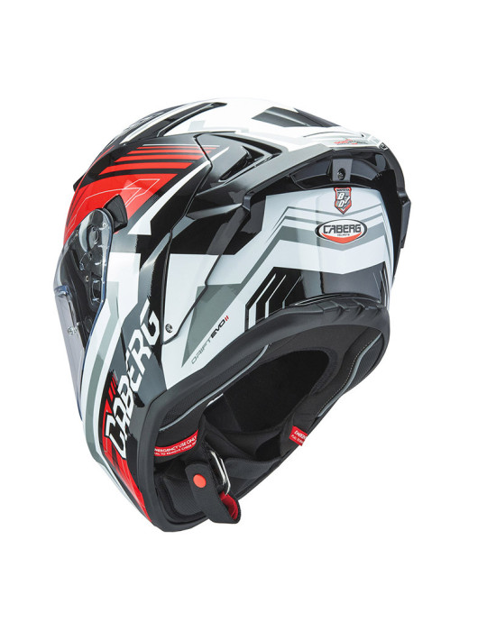 Casco Caberg Drift Evo 2 Jarama negro rojo blanco