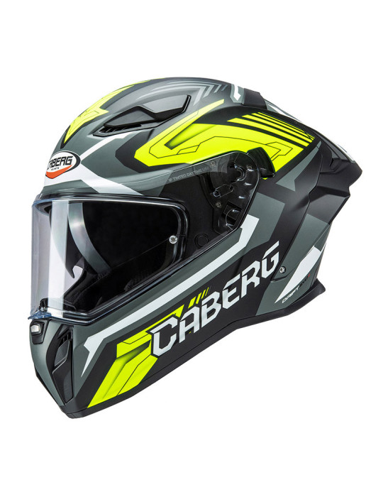 Casco Caberg Drift Evo 2 Jarama nero opaco grigio giallo