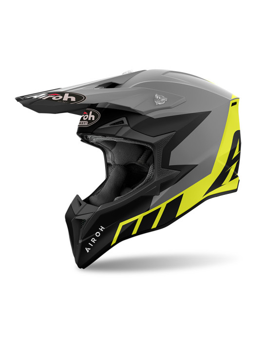 Casque Airoh Wraap Reloaded jaune mat