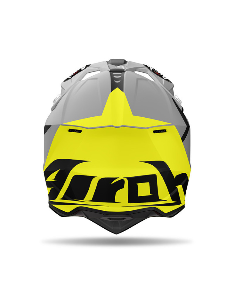 Casco Airoh Wraap Reloaded giallo opaco
