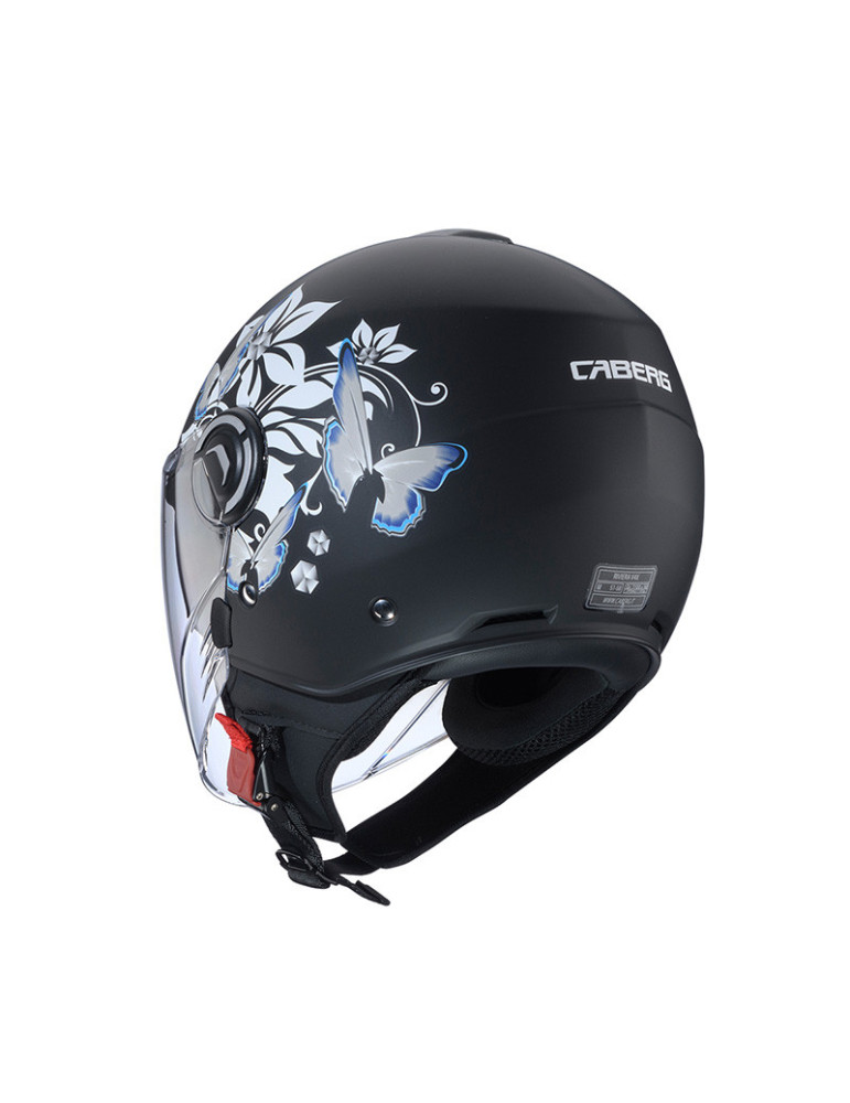 Caberg Riviera V4X Casque Mia noir mat gris blanc