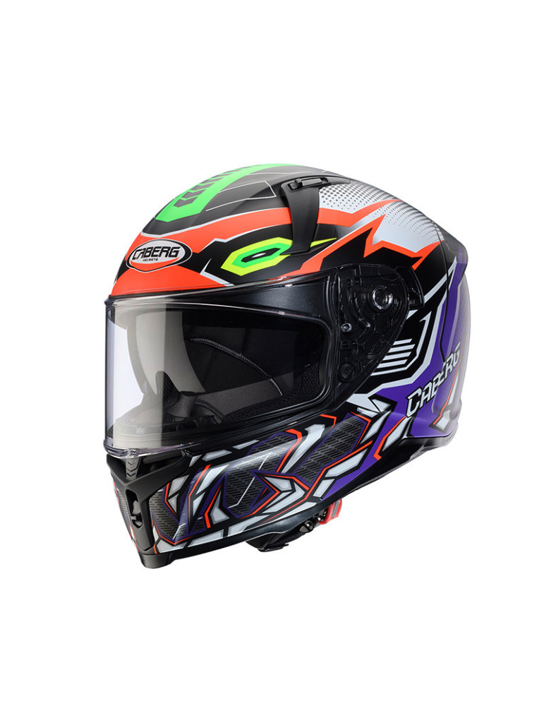 Casque Caberg Avalon X Gurkha noir orange vert