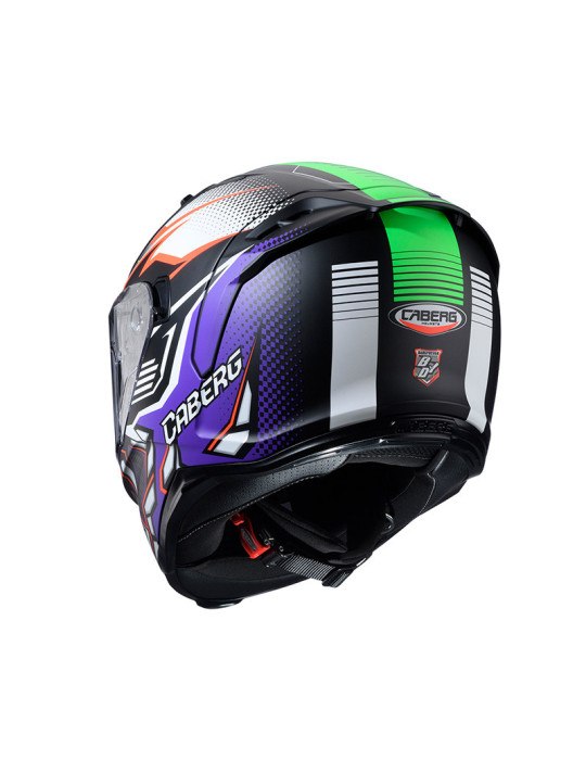 Casque Caberg Avalon X Gurkha noir orange vert