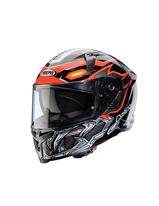 Caberg Avalon Gurkha helmet black grey orange