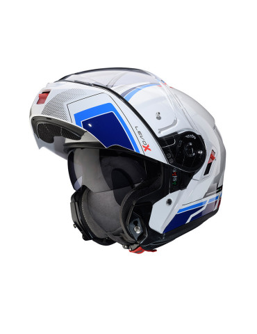 Caberg levo X Elite casco blanco rojo azul