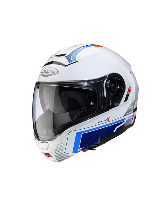 Caberg levo X Elite Helm weiß rot blau
